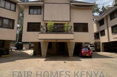 4bdrm Townhouse / Terrace in Kanjata Road, Lavington for rent