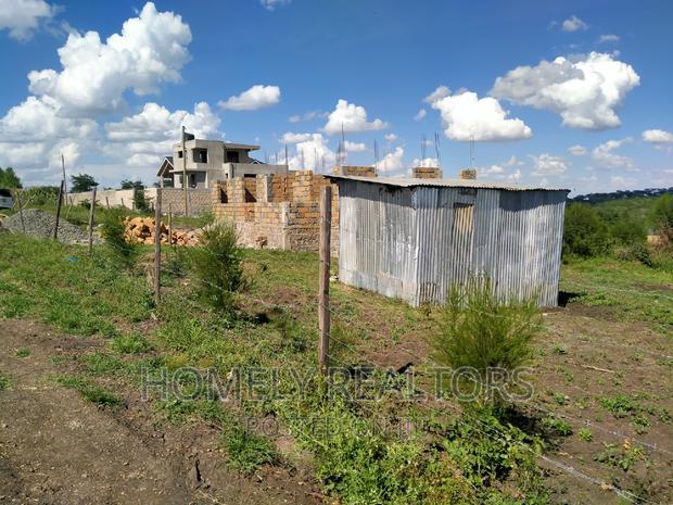 Eighth Acre Plot in Kiserian GP With 3-BDRM House Foundation