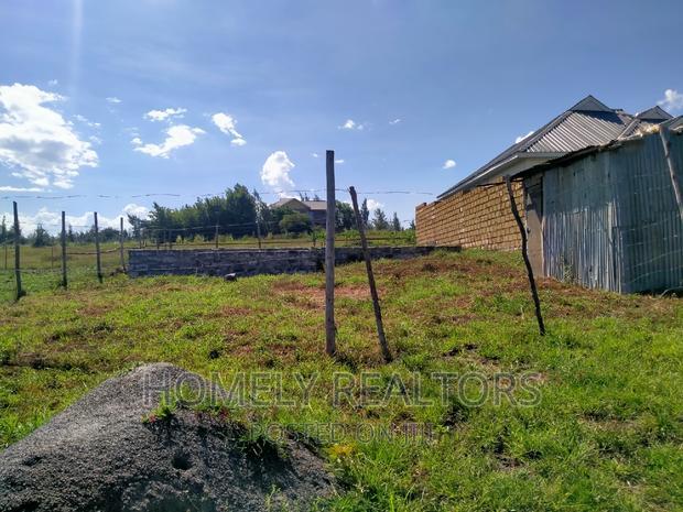Eighth Acre Plot in Kiserian GP With 3-BDRM House Foundation