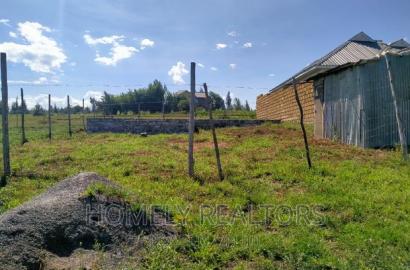 Eighth Acre Plot in Kiserian GP With 3-BDRM House Foundation