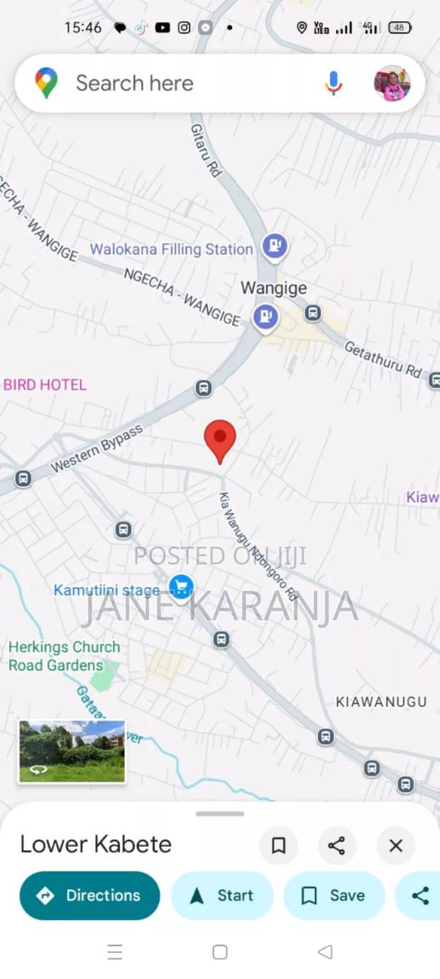 3 Adjacent Quarter Acre Plots for Sale Kabete Whitehouse 30m Each