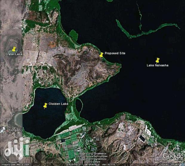 20acres Lake Naivasha Frontage Near Crater Lake Conservany
