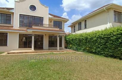 4bdrm Maisonette in Runda for rent
