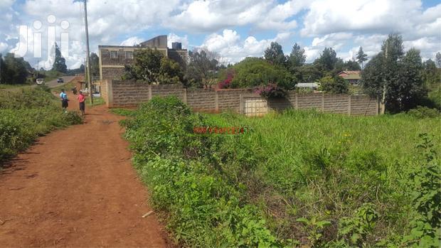 1/4 Acre on Tarmac Plot for Sale in Kikuyu Thigio.