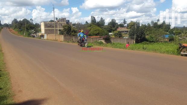1/4 Acre on Tarmac Plot for Sale in Kikuyu Thigio.