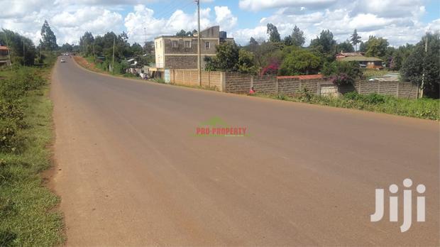1/4 Acre on Tarmac Plot for Sale in Kikuyu Thigio.