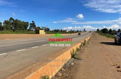 Prime Commercial Plot for Sale Fronting Waiyaki Way, Muguga.