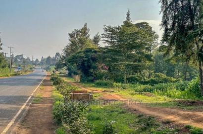 Half Acre Land on Tarmac in Limuru.