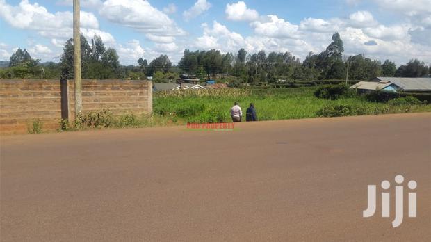 1/4 Acre on Tarmac Plot for Sale in Kikuyu Thigio.