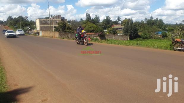 1/4 Acre on Tarmac Plot for Sale in Kikuyu Thigio.