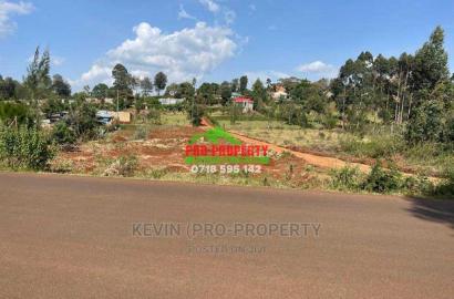 Prime Plot for Sale Touching Tarmac in Kikuyu, Ondiri.