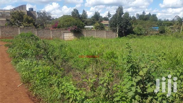 1/4 Acre on Tarmac Plot for Sale in Kikuyu Thigio.