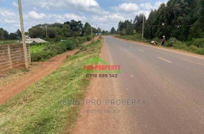 Plot for Sale on Tarmac in Kikuyu, Thigio.