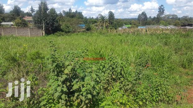 1/4 Acre on Tarmac Plot for Sale in Kikuyu Thigio.