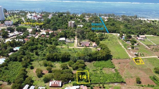 Nearly 1/4 Acre Plot on 2nd Row of Kikambala Beach (Ls189)