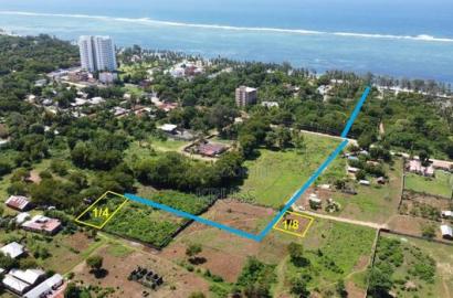 Nearly 1/4 Acre Plot on 2nd Row of Kikambala Beach (Ls189)