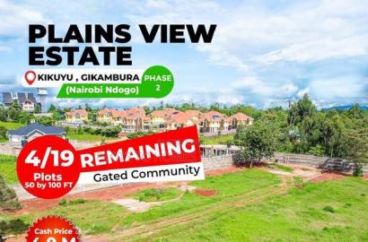 Fully Serviced Plots for Sale in Kikuyu!