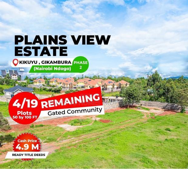 Fully Serviced Plots for Sale in Kikuyu!