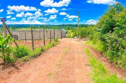 Prime Plot for Sale in Kikuyu,Kamangu