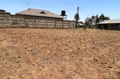 100 X 100ft Fenced Plot for Sale in Kikuyu, Kamangu.