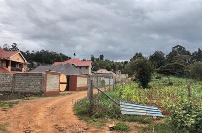 Prime 0.05 Ha Fenced Plot for Sale in Kikuyu,Gikambura.