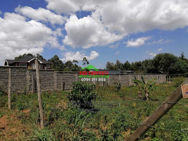 Prime 1/8 Acre Plot for Sale in Kikuyu, Kamangu.