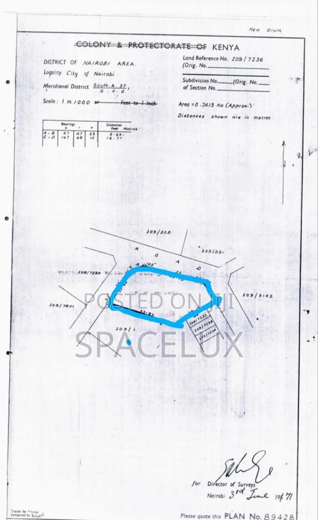 Joint Venture 30:70 0.6 Acres Kileleshwa