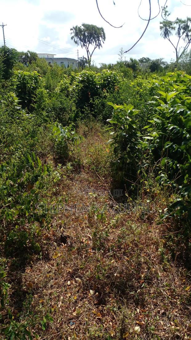 1/4 Acre Plot on Beach 3 Row, in Galu Beach