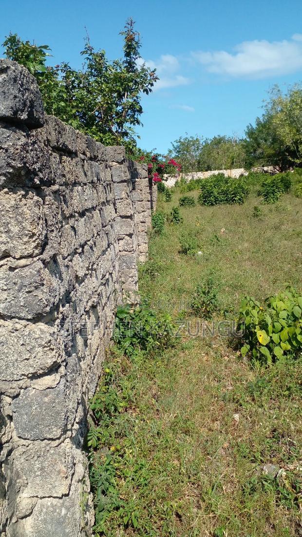 1/4 Acre Plot on Beach 3 Row, in Galu Beach