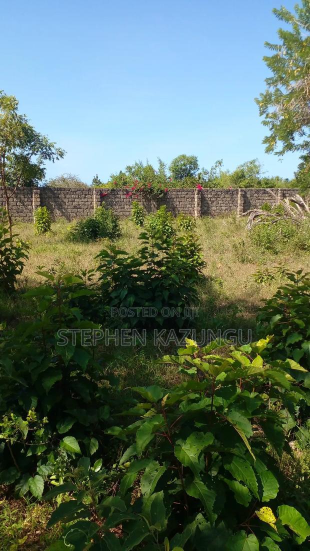 1/4 Acre Plot on 3rd Row, in Galu Beach.