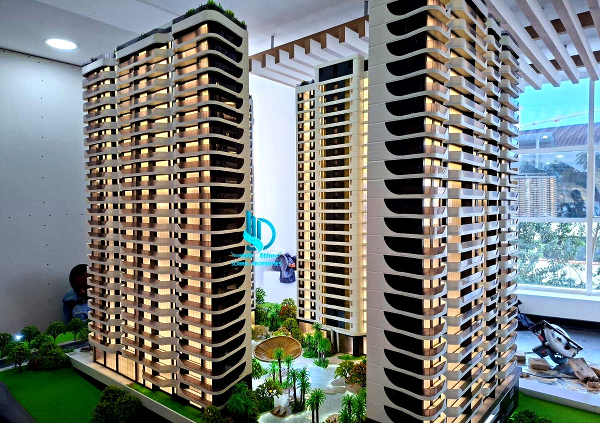 3BR + DSQ in Iconic Tower with Karura Forest Views - Westlands
