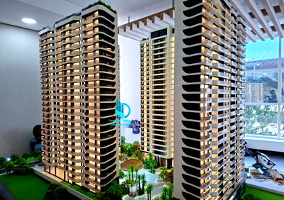 3BR + DSQ in Iconic Tower with Karura Forest Views - Westlands