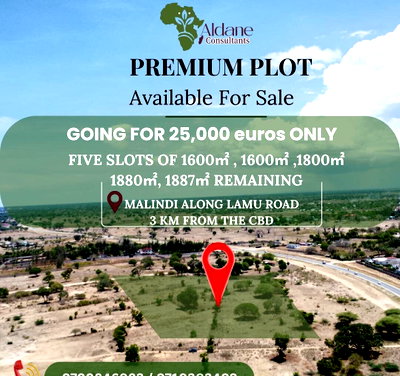 Half Acre Plot in Malindi