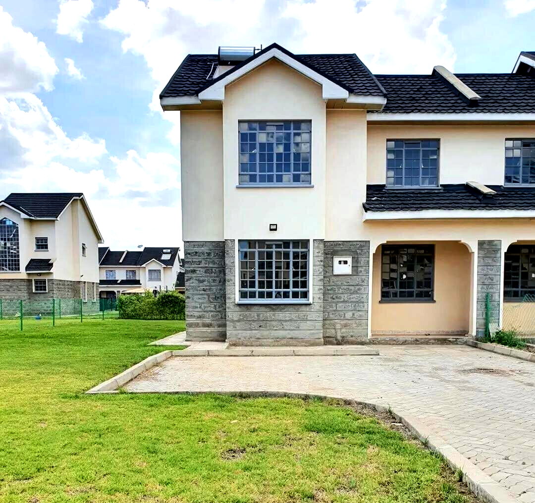 3BR Townhouse on 50x100 Plot with Solar Heating - Kitengela