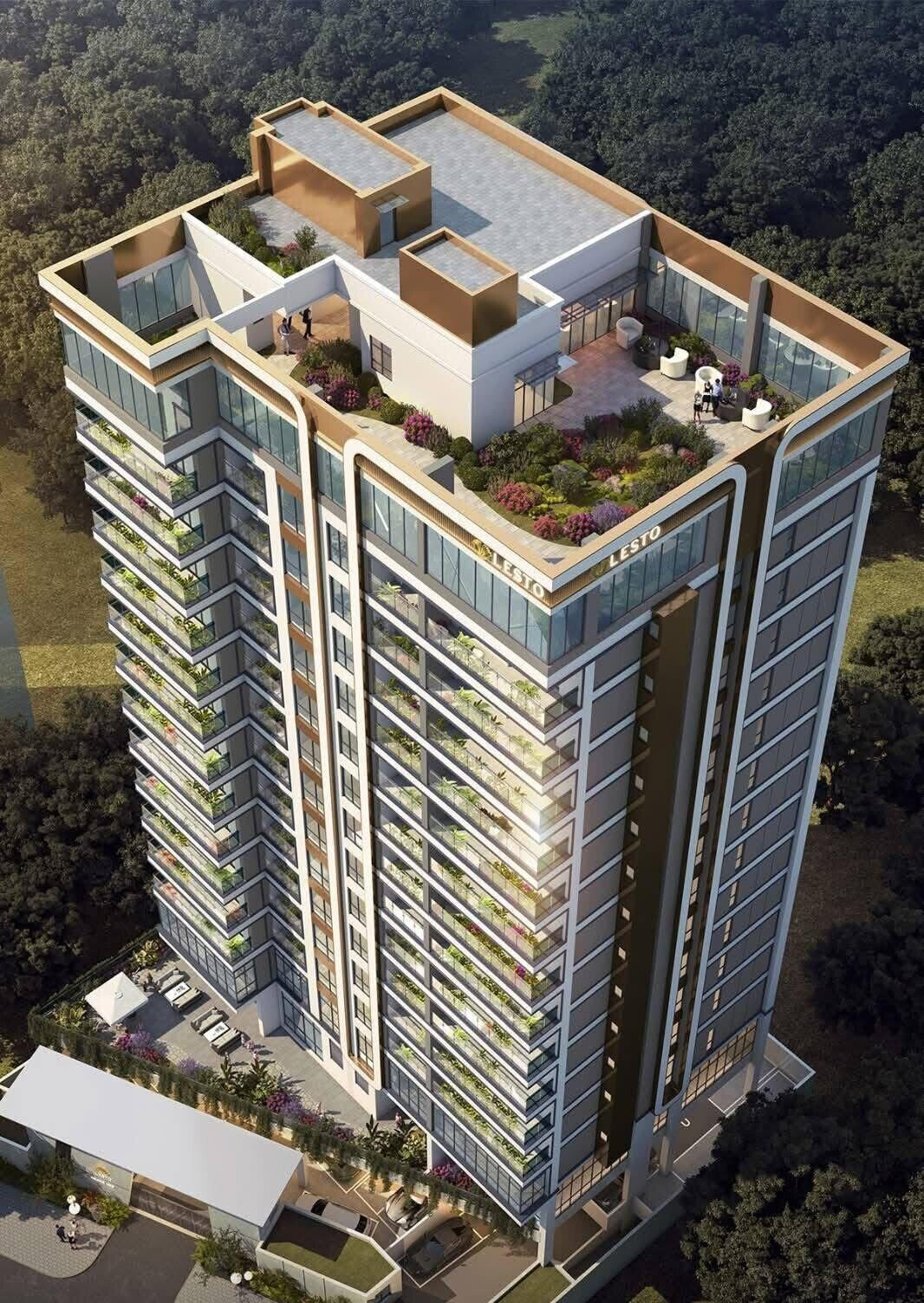 Off-Plan 1BR with Rooftop Pool & Gym - Kileleshwa
