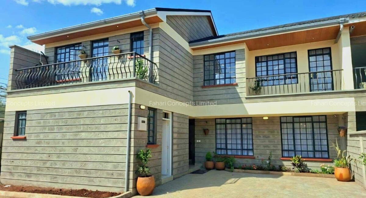4BR Townhouse with DSQ & Private Garden - Syokimau
