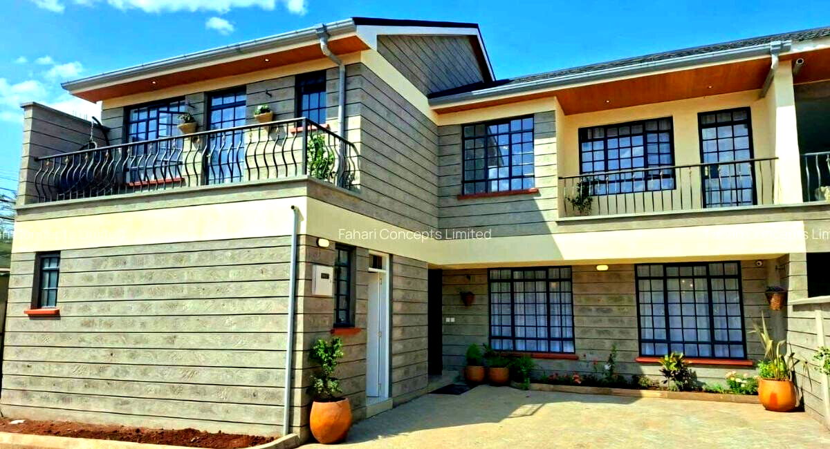 4BR Townhouse with DSQ & Private Garden - Syokimau