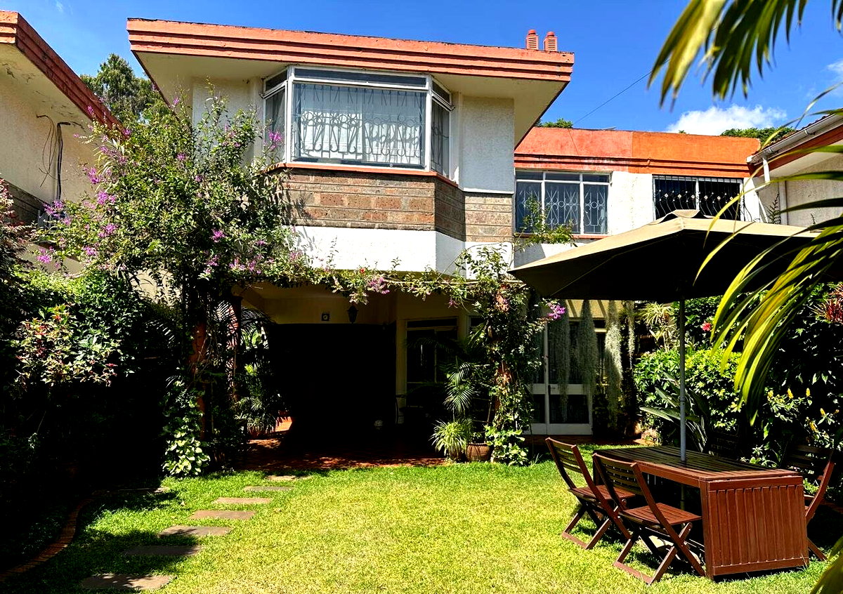 5BR Villa with Mature Garden & Freehold Title - Kilimani