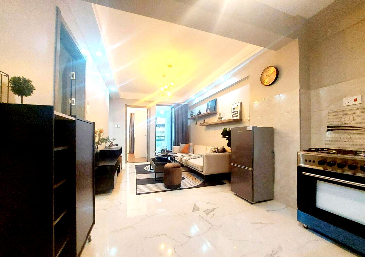 2BR with Two Balconies & Gym Near Yaya Centre - Kilimani