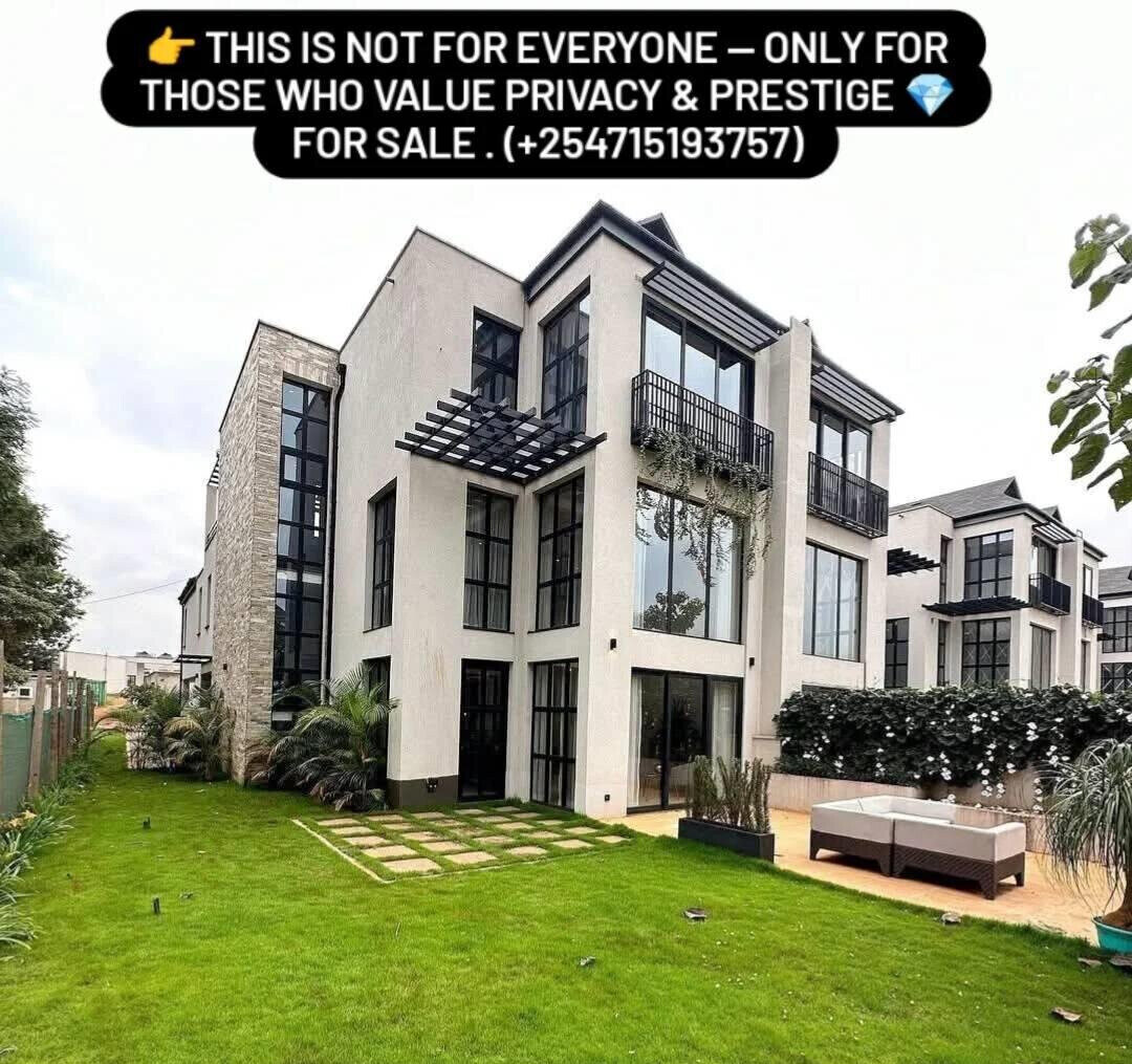 4BR Ensuite Townhouse with Clubhouse & Pool - Runda