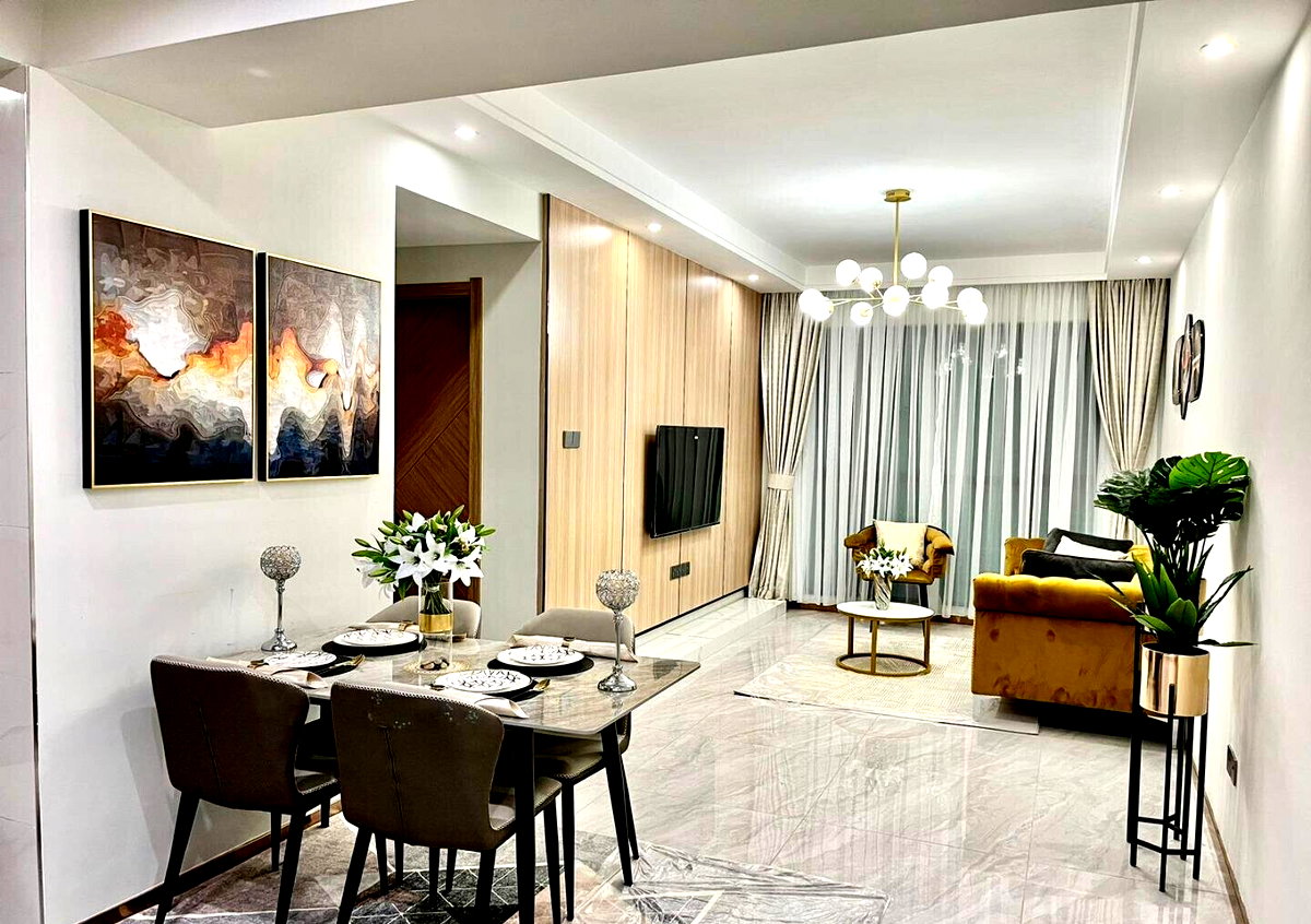 2BR Luxury Apartment with High-Speed Lifts & Gym - Kileleshwa