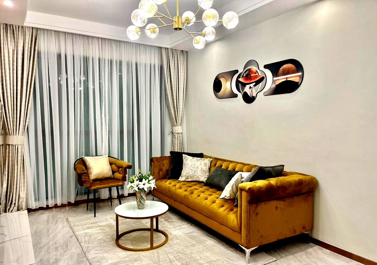 2BR Luxury Apartment with High-Speed Lifts & Gym - Kileleshwa