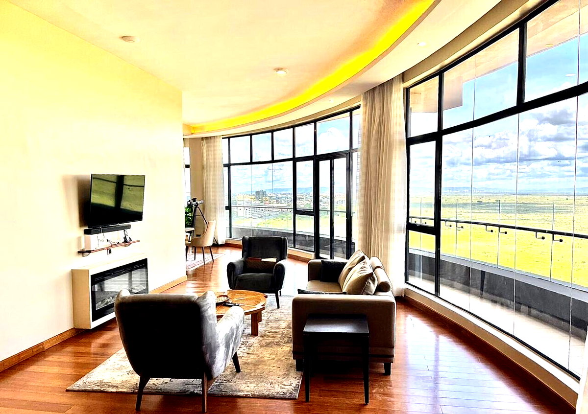 1BR with 360° Park Views & Co-Working Space - The Curve, Mombasa Rd