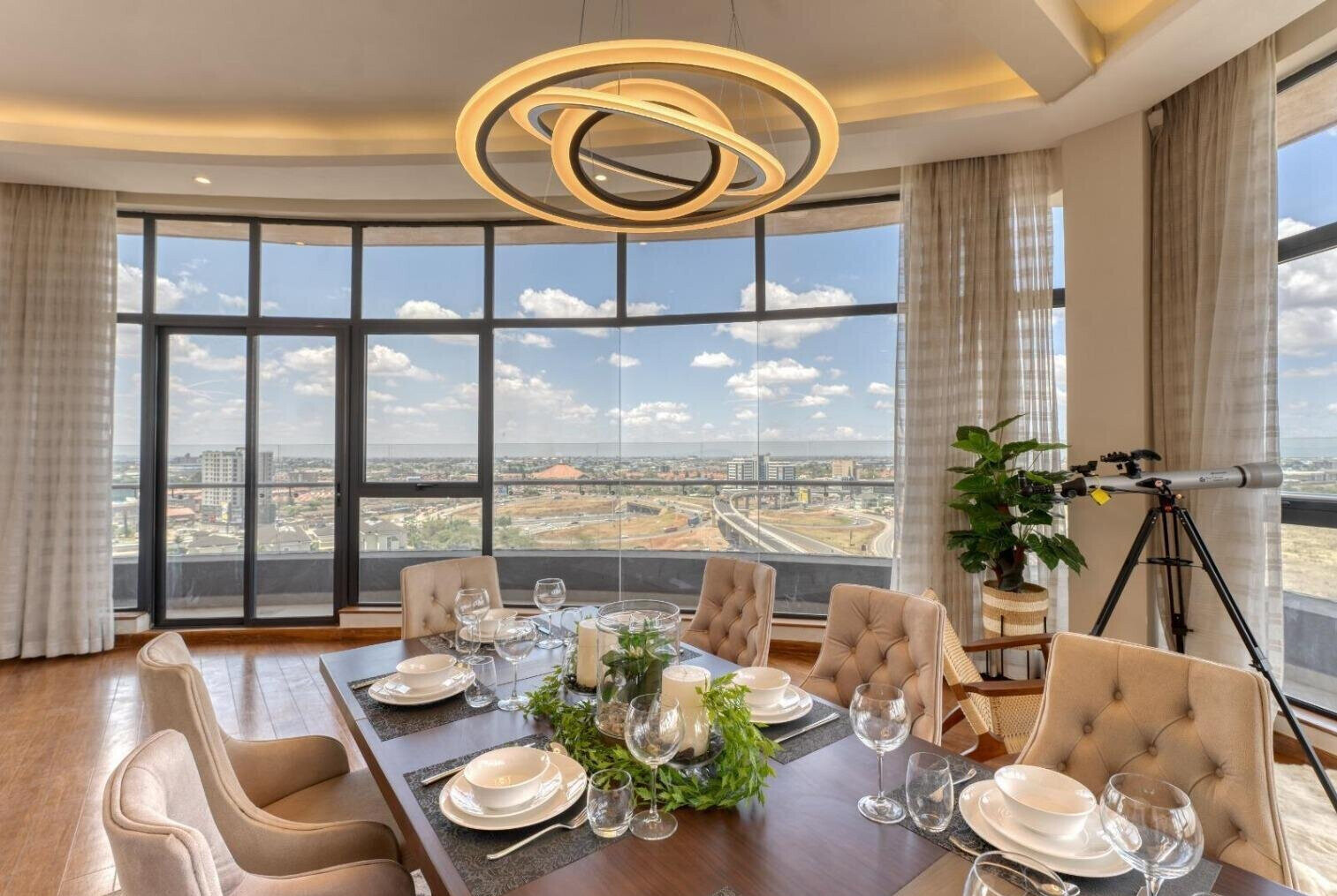 1BR with 360° Park Views & Co-Working Space - The Curve, Mombasa Rd