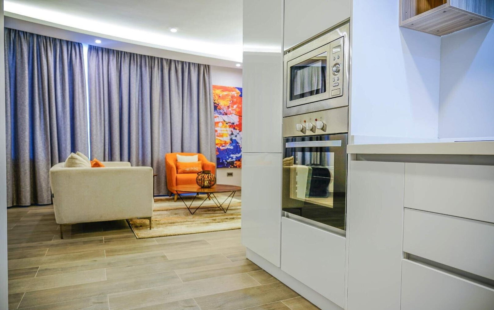 1BR with 360° Park Views & Co-Working Space - The Curve, Mombasa Rd