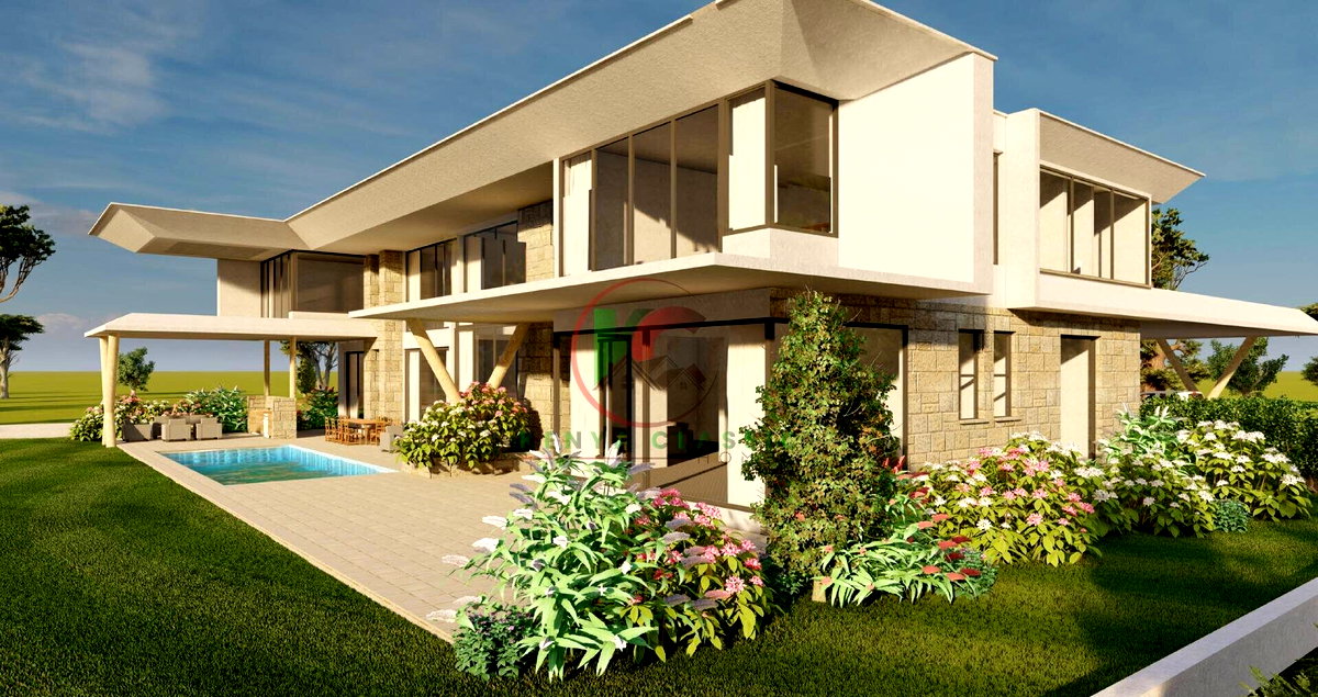 5-Bed Villa with Show Kitchen & Pool – Karen Architectural Gem
