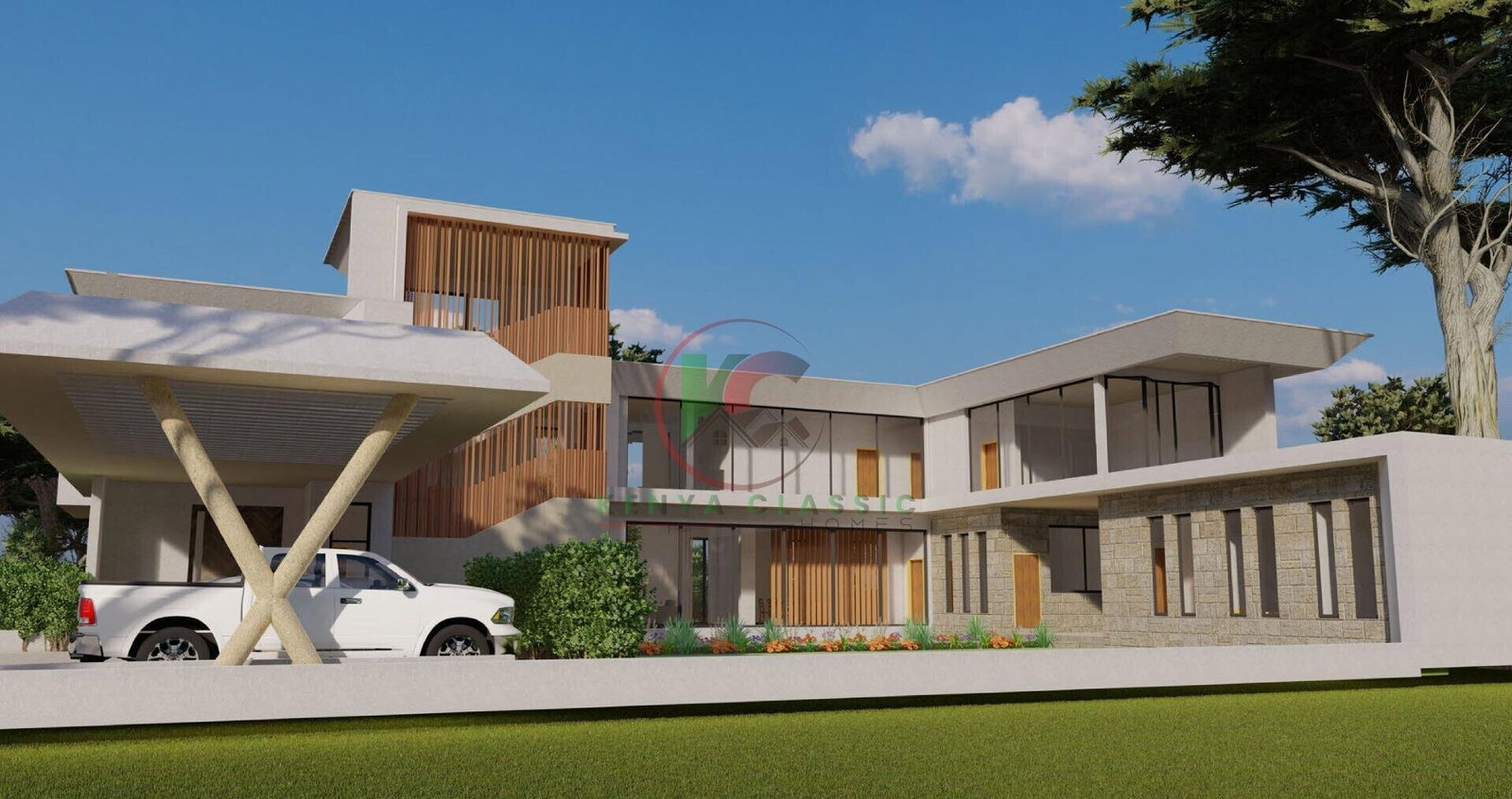 5-Bed Villa with Show Kitchen & Pool – Karen Architectural Gem