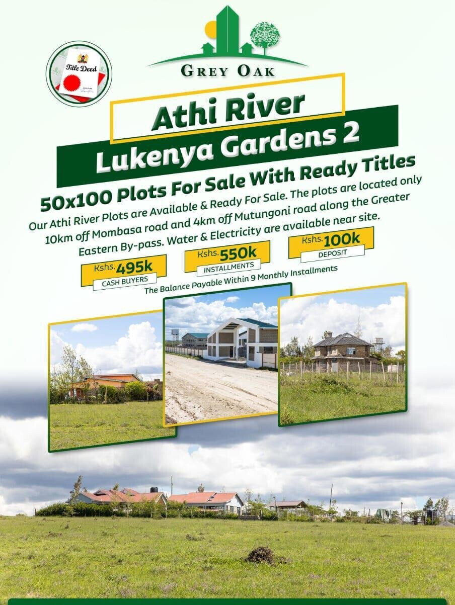 1/8 Acre Kitengela Plot Under 1M