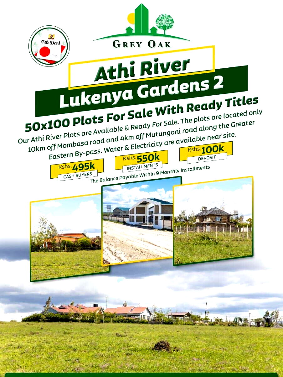 1/8 Acre Kitengela Plot Under 1M