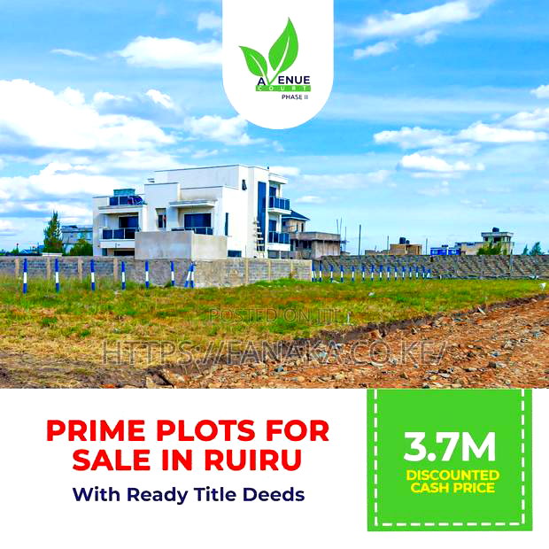 Plots Along Thika Road